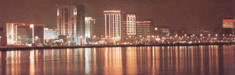 Manama city at night